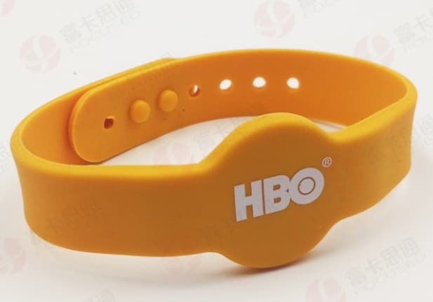 Adjustable Silicone RFID Wristband